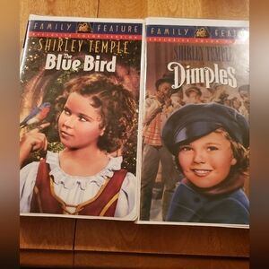 Shirley Temple VHS 📼 COLLECTION Dimples & The Blue Bird Exclusive Color Version